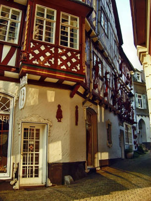 Schönes Fachwerkhaus in der limburger Altstadt
