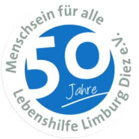 Das Logo der Lebenshilfe Limburg zum 50jährigen Bestehen